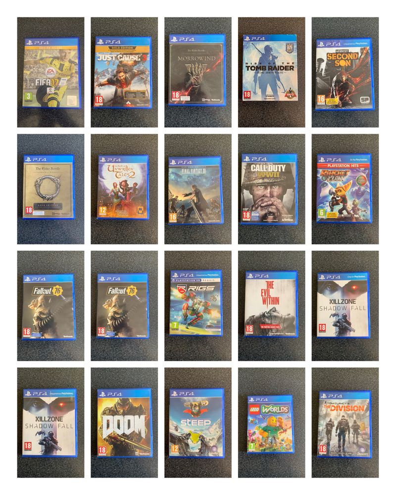 Jogos PS4 / PS3 / PSP / PSVita