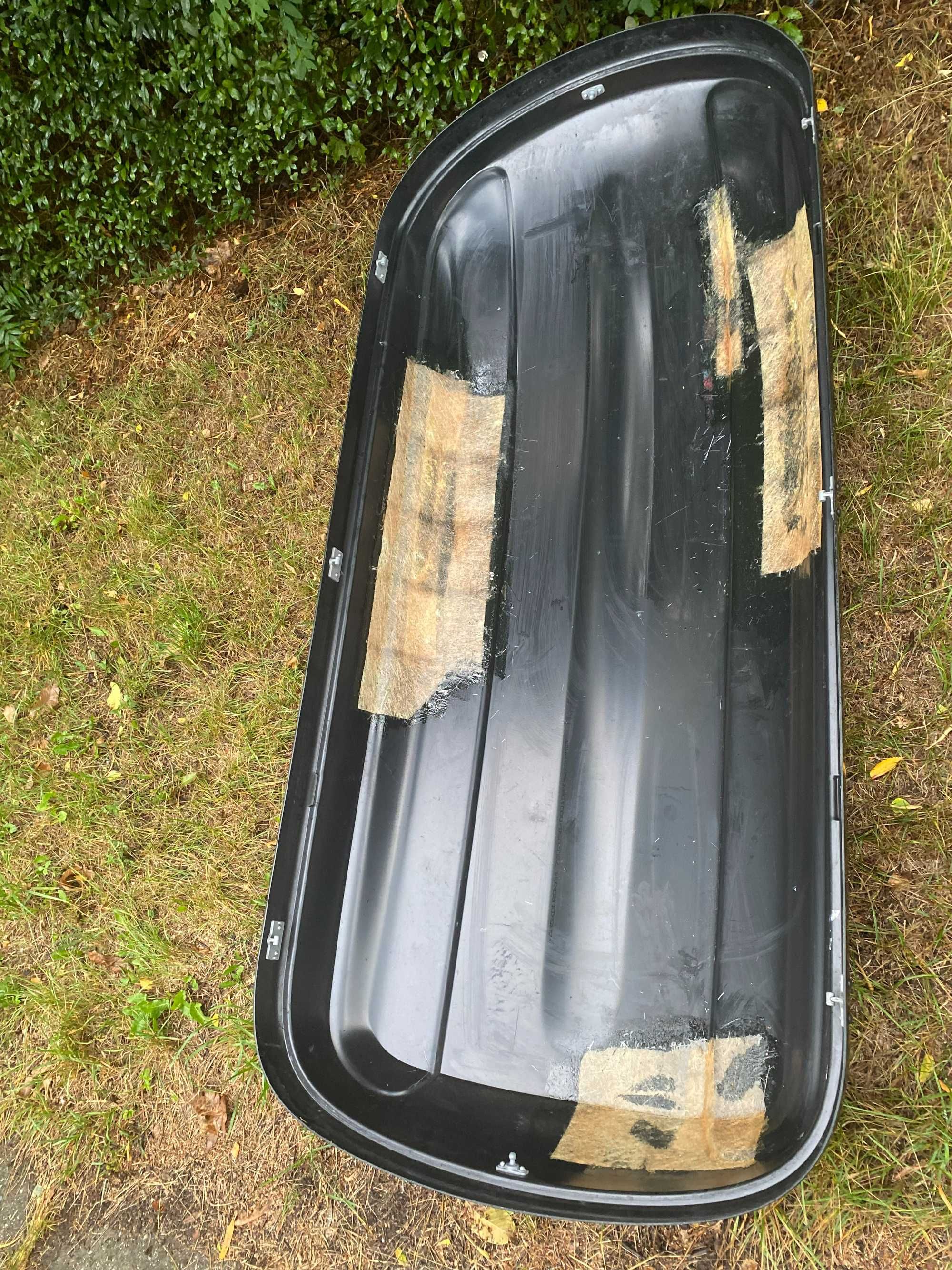 Pokrywa BOXa dachowego KAMEI 510 Husky czarny połysk