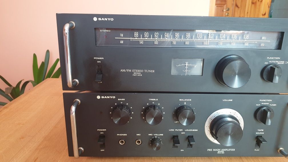 Wzmacniacz Sanyo DCA-401+tuner FMT-401K