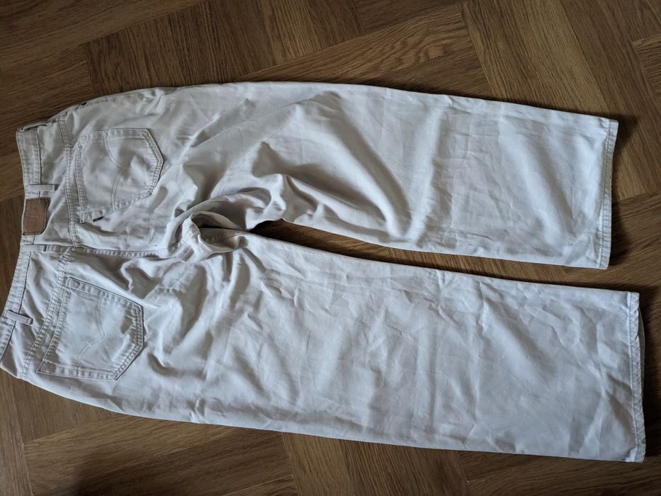 VERCACE,  джинсы белые, котон.