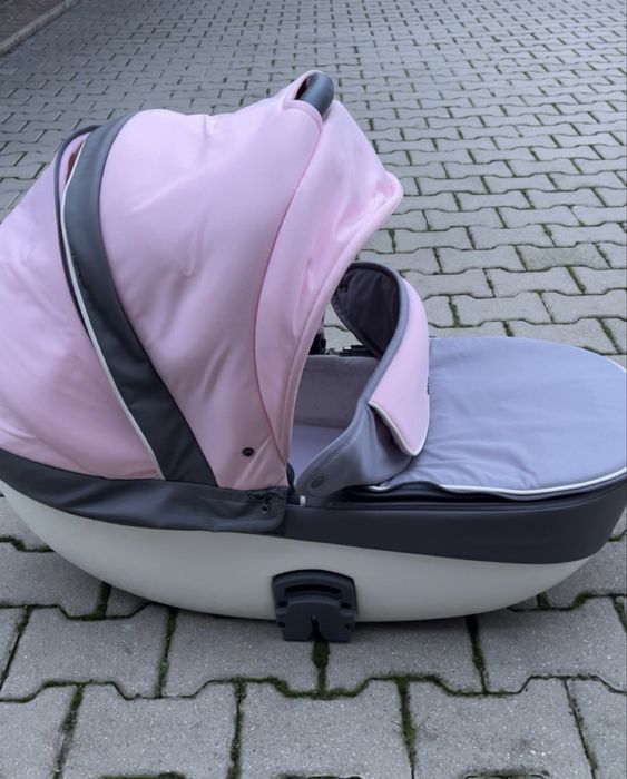 Wózek dziecięcy Anex Sport z gondolą - jasnoróżowy