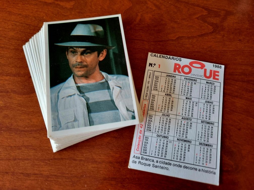 Calendários Roque Santeiro Telenovela Globo