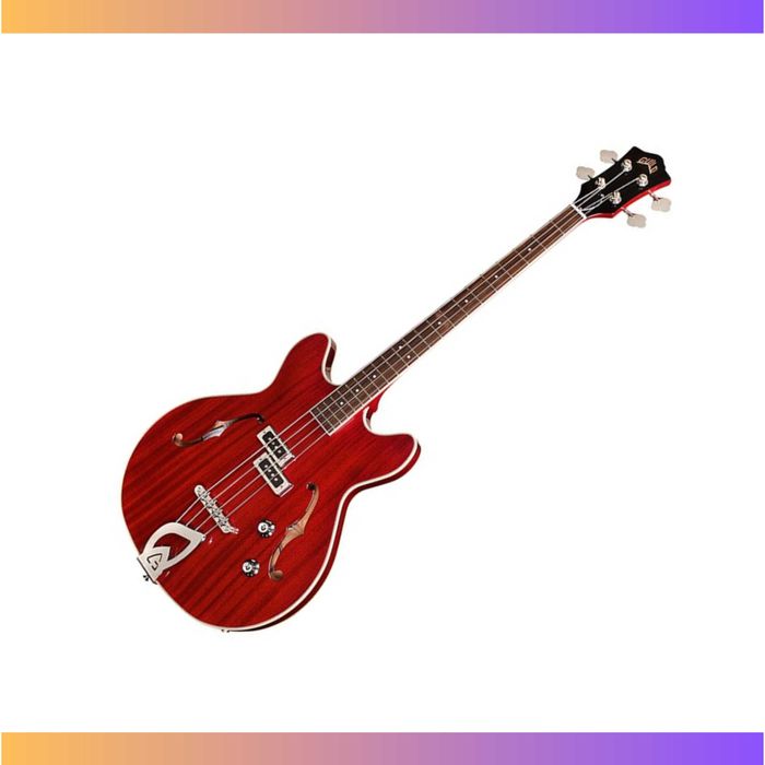 Guild Starfire I Bass (Cherry Red) – Gitara basowa typu Semi-Hollow