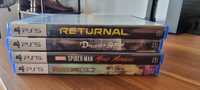 Returnal, Demon's Souls, Spider-Man Miles Morales, Ratchet & Clank: RA