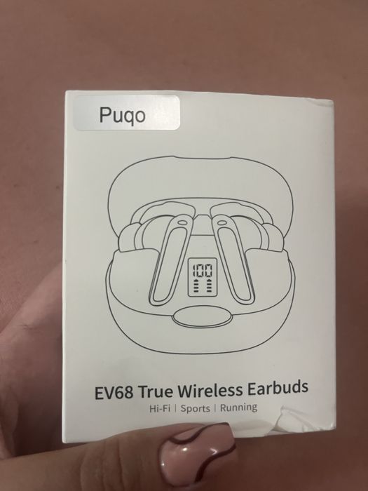 Puqo EV68 Słuchawki do tłumaczenia języków AI 3w1 164 języki BT 5,3