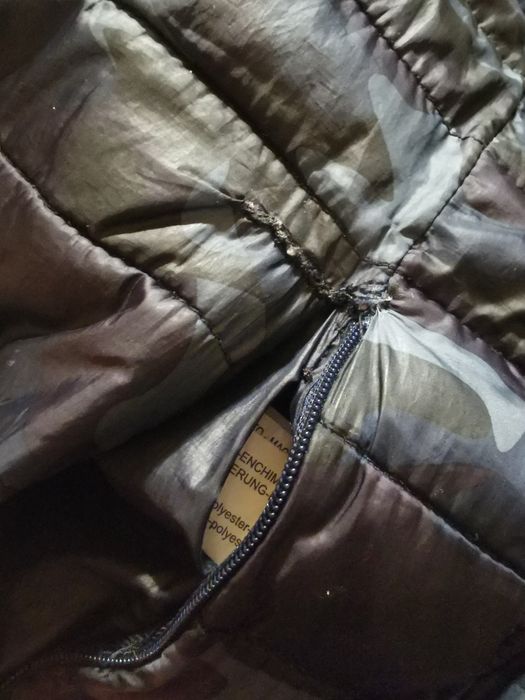 Kurtka przejściowa z kapturem chłopięca jesienna moro Zara - rozm. 122