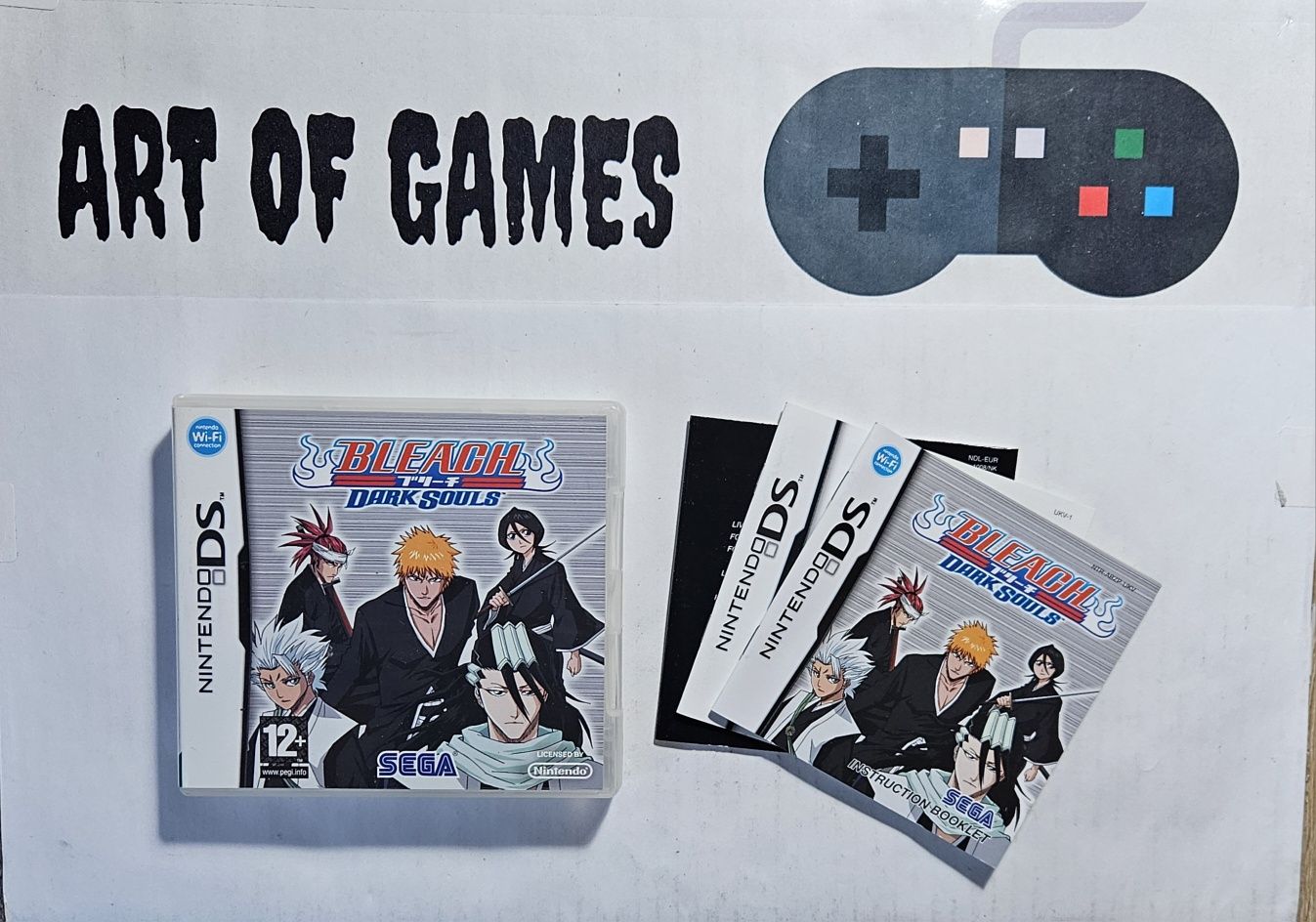 Bleach Dark Souls Nintendo DS 3DS Komplet 3xA BDB