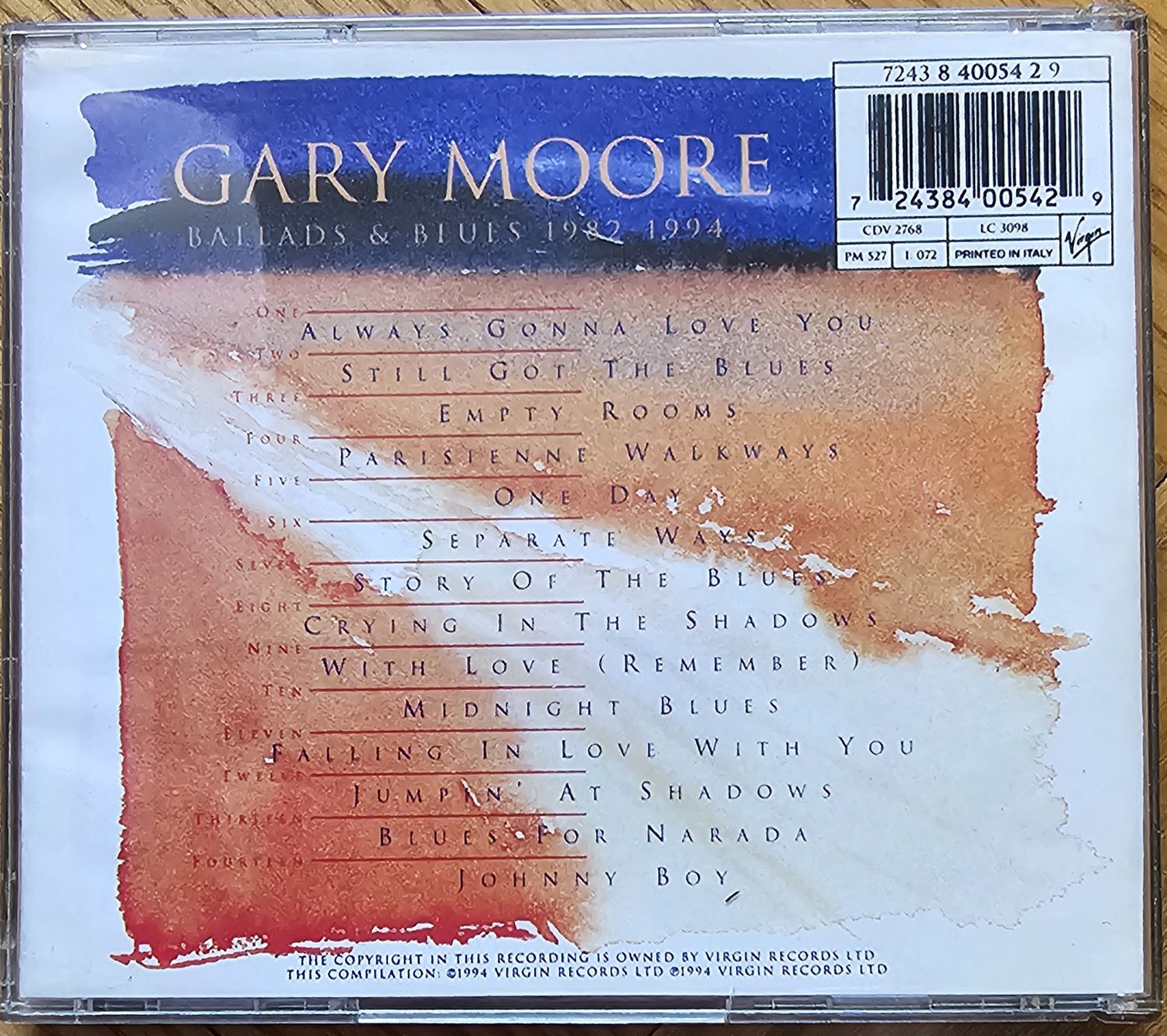 CD Gary Moore, Ballads & Blues 1982 - 1994