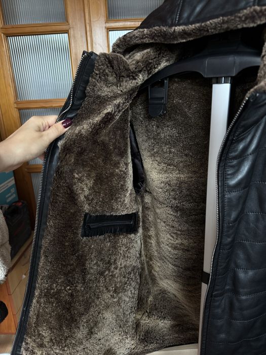 Натуральна дублянка чоловіча ARMANI