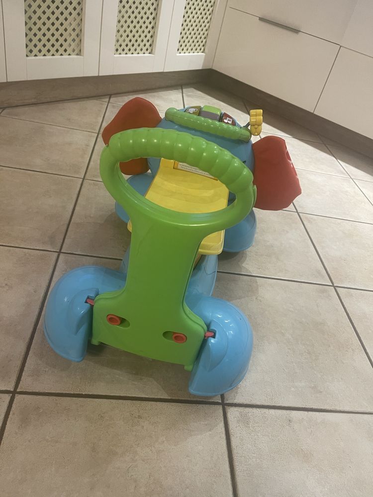 Słonik jezdzik skoczek Fisher Price