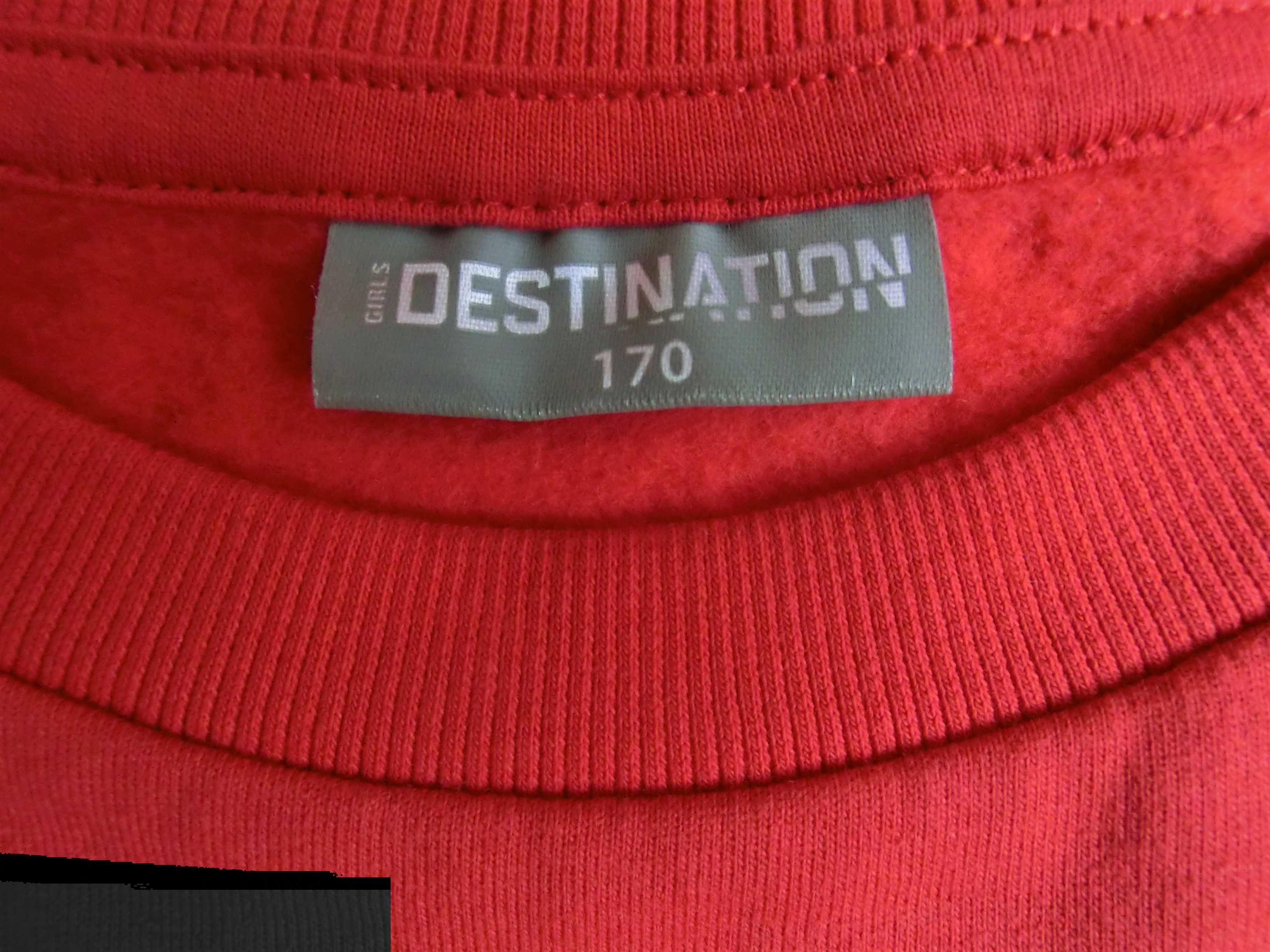 Czerwona bluza DESTINATION - rozm.158