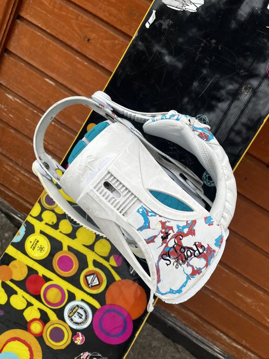 Deska snowboard Burton Feather 149cm wiązania Rome SDS