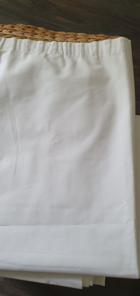Zasłony białe krotkie 170x200 cm