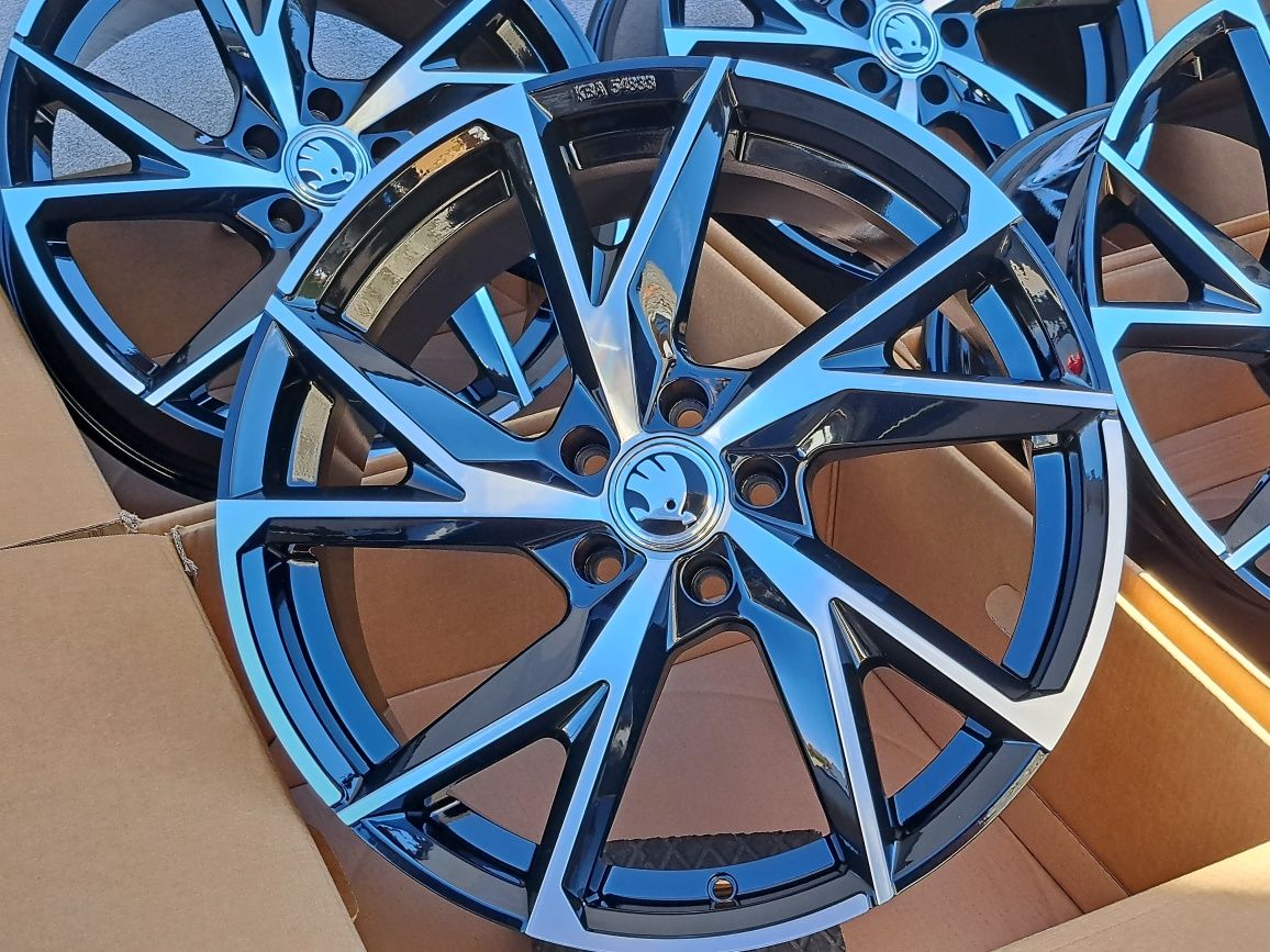 Alufelgi SKODA 18 5x112 Karoq Octavia Scout Kodiaq Yeti ET35 CA23 CNC