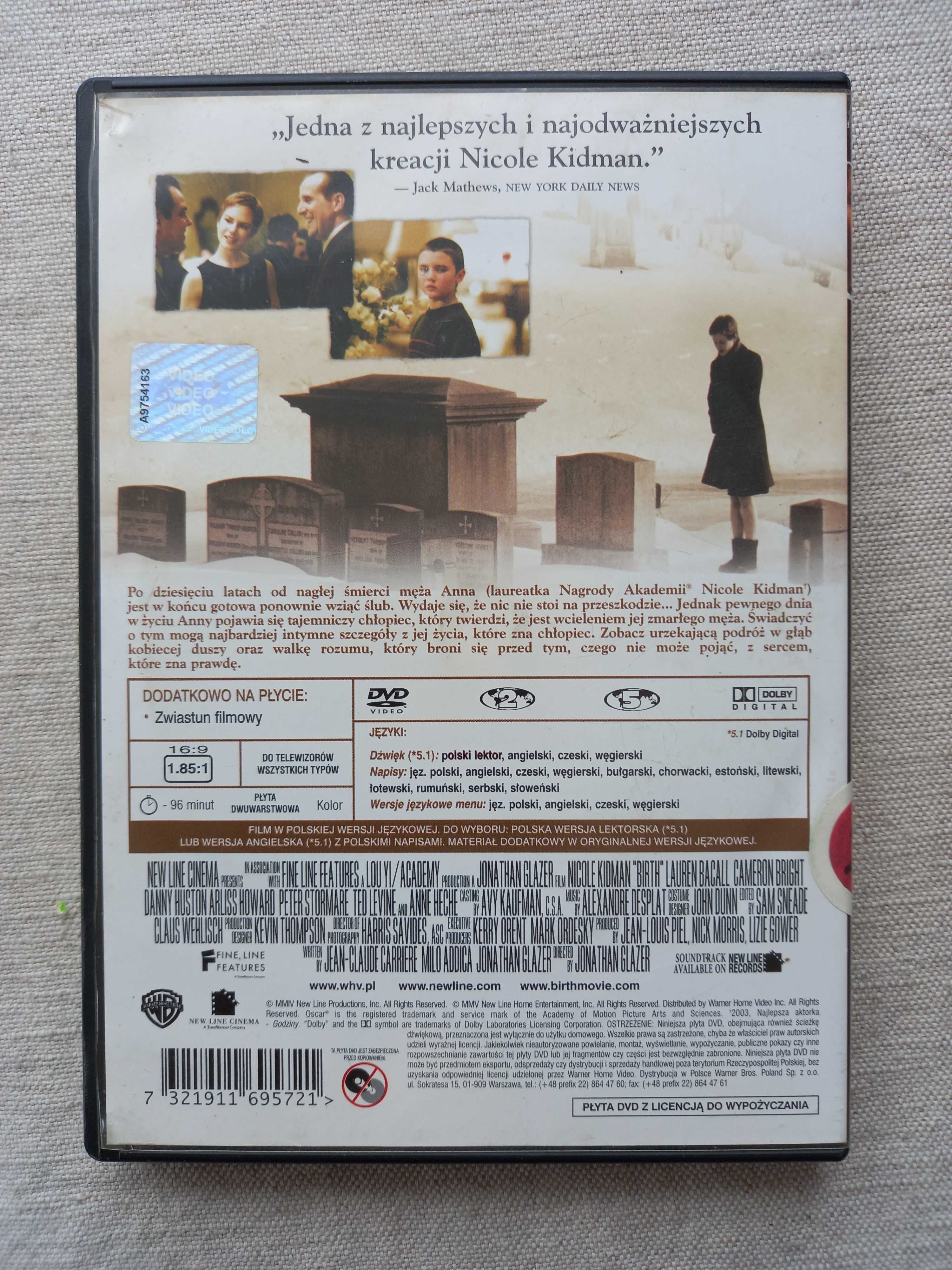 Film DVD w pudełku Narodziny