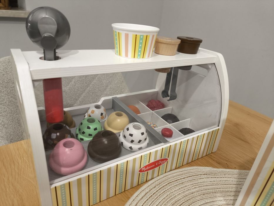 Melissa & Doug Drewniany Zestaw Lodziarnia- używany