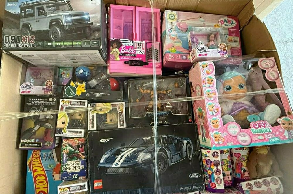 Karton Mix Zabawek NOWE 250PLN Lego Hot Wheels Barbie Wysyłka OLX