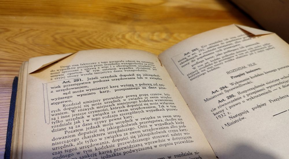 Polski Kodeks Karny z 11.VII.1932 r., Lwów 1932 - ORYGINAŁ
