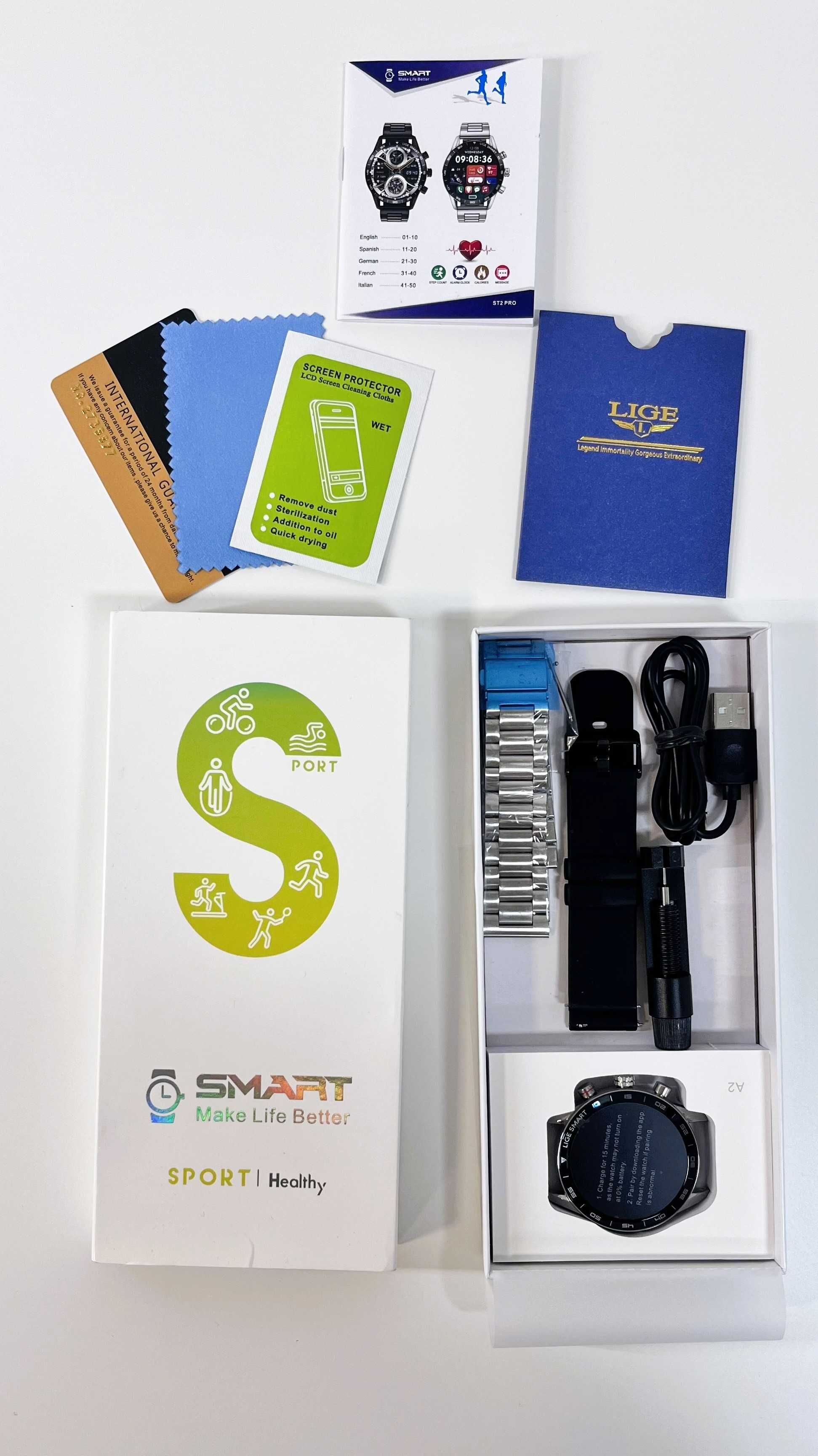 Zegarek smartwatch Lige Smart ST2 Pro
