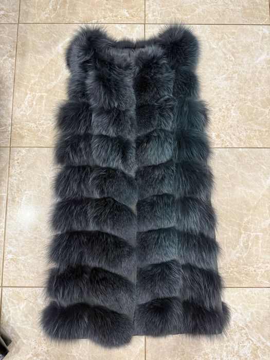 Жилетка з песця натуральна