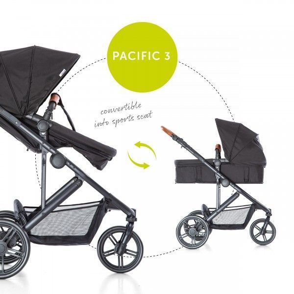 Hauck Pacific 3w1 ultralekki wózek na 3 kołach !