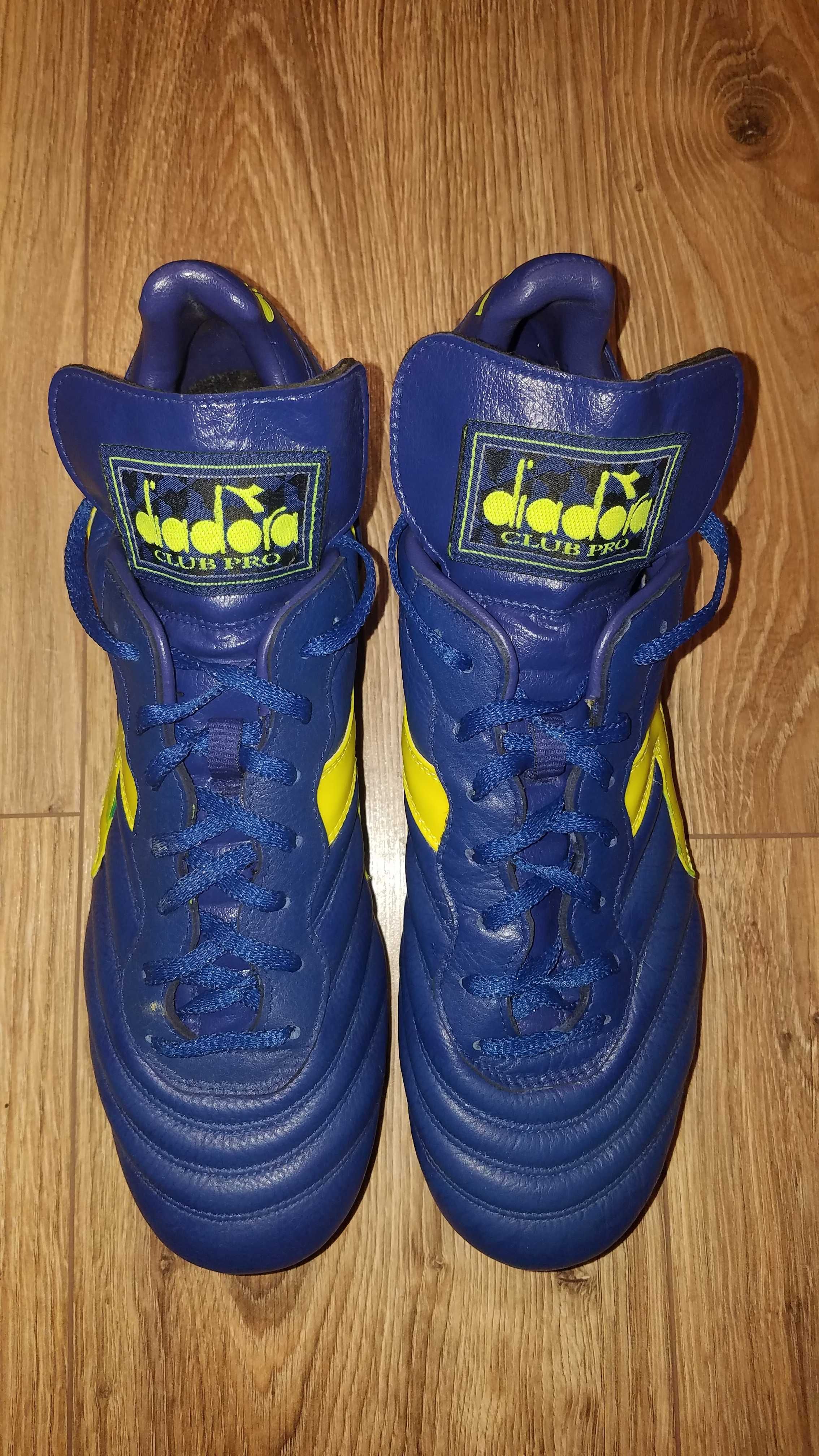 Buty Diadora Club PRO SG EUR43 27.5cm wkręty korki Skóra* na trawę UK9