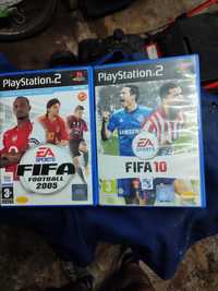 FIFA 05 e FIFA 10 PS2