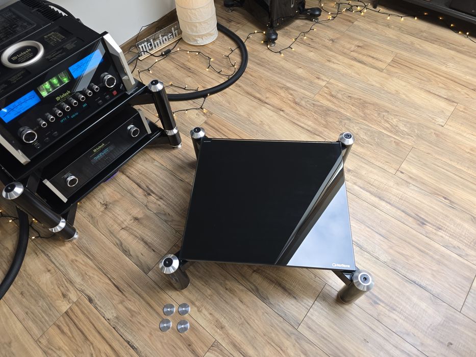 Szklany stolik audio rtv Norstone Spider 1.