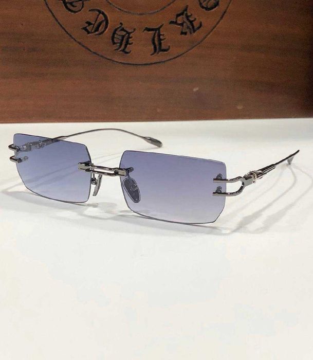 Мужские очки Chrome Hearts темные очки Хром Хартс солнцезащитные g208