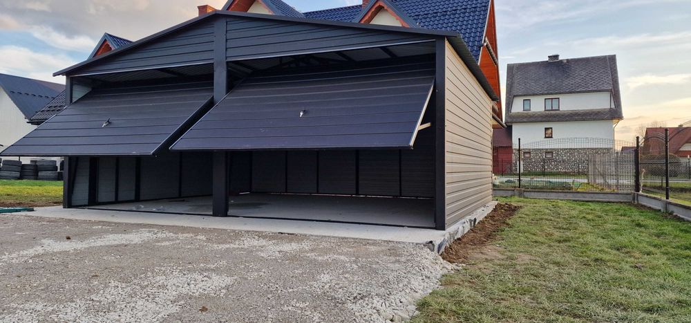 Grafit Garaż 6x5 Dwuspadowy  NISKA CENA