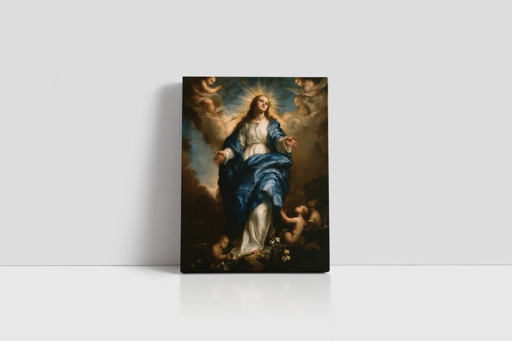 Obraz na płótnie "Niepokalana Matka Boska Maryja" 30x40 cm
