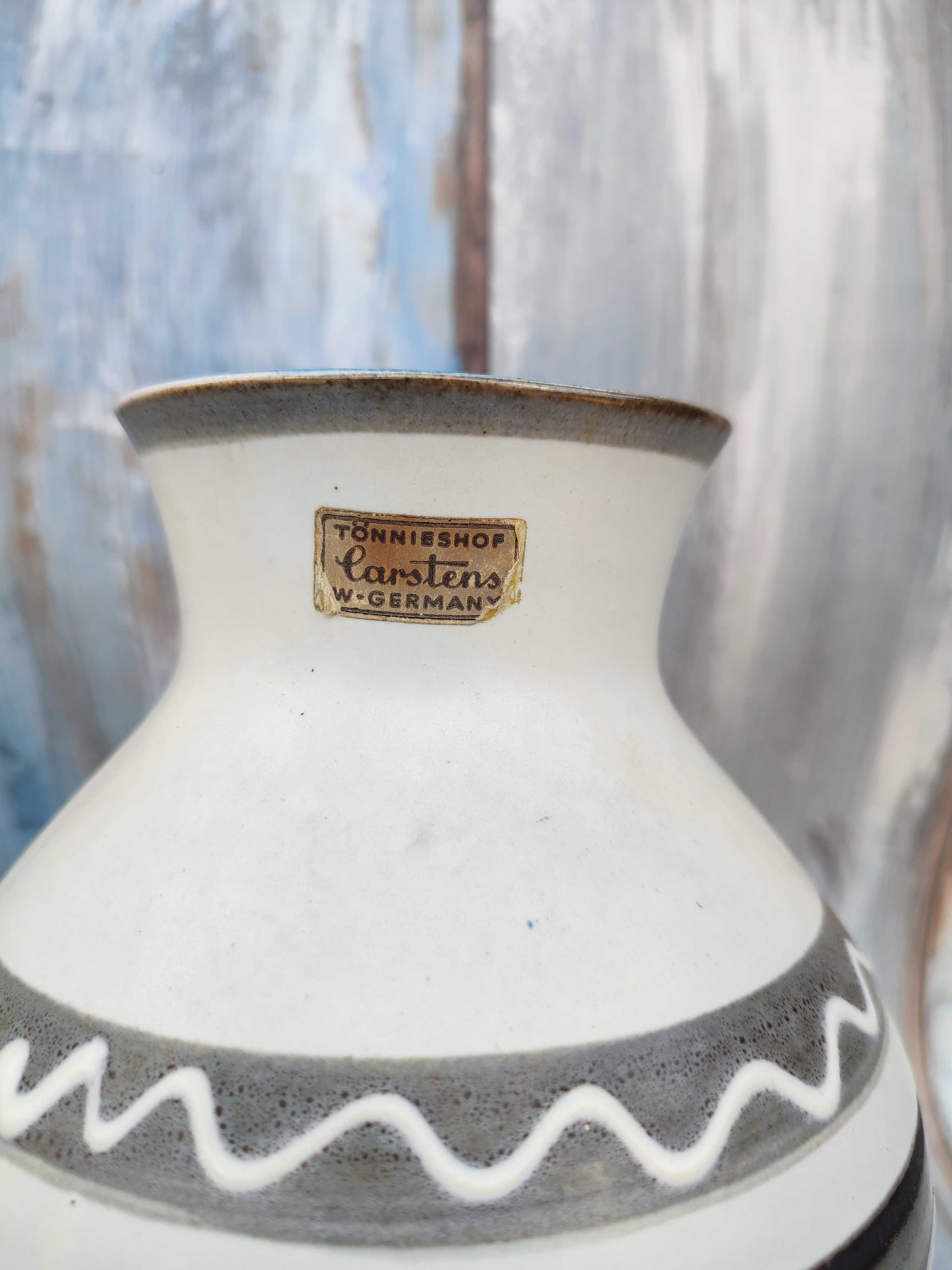 Ceramiczny Wazon - Carstens - Pikasiak - vintage - design - lata 60/70