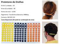 Protetor de orelhas para máscaras (Salva Orelhas)