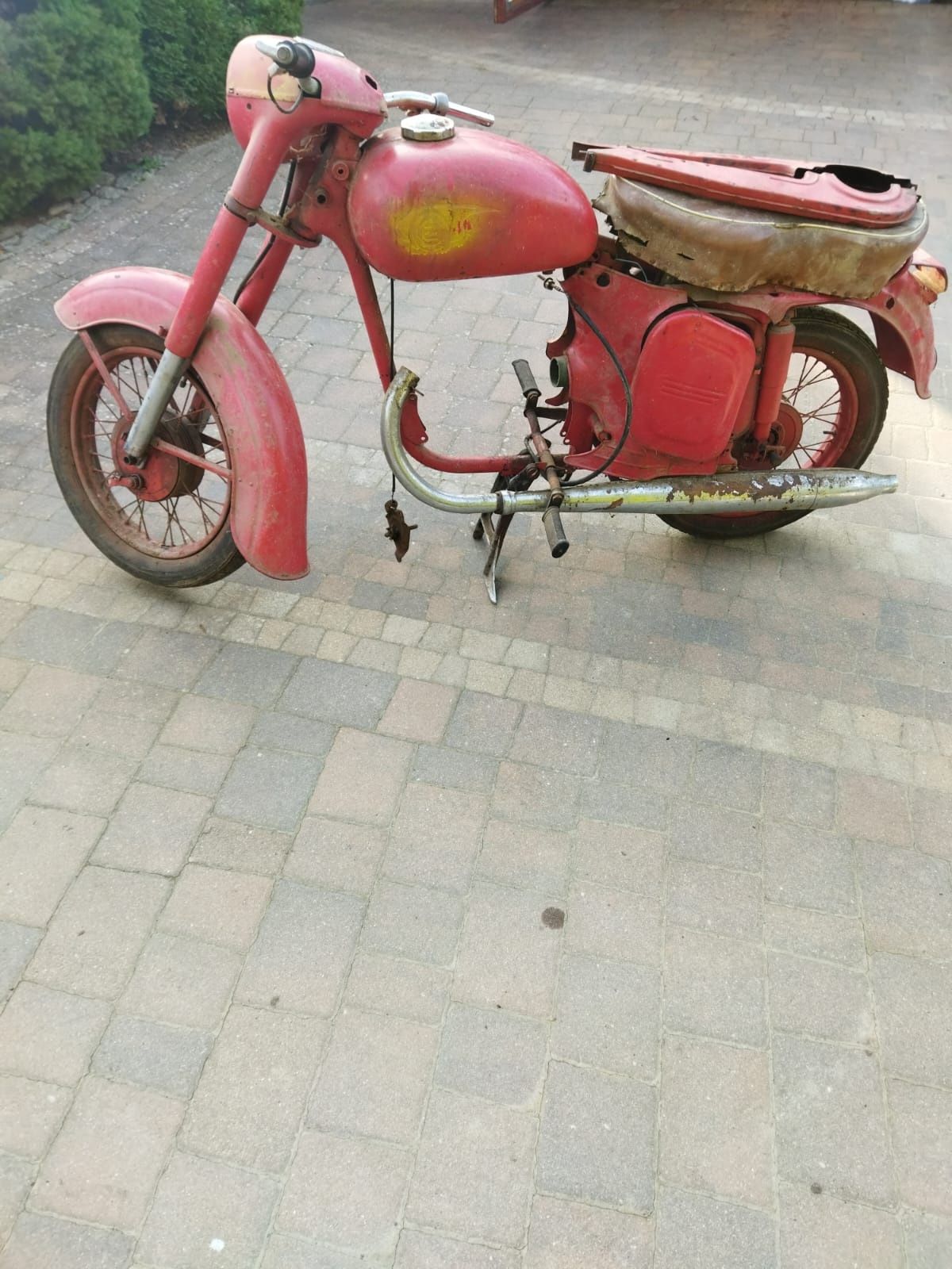 Motocykl CZ 175 rok 1962