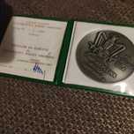 Medal Za Usługi Dla Towarzystwa Wiedzy Obronnej.