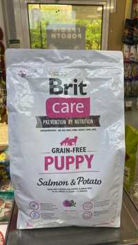 Brit care puppy лосось 3 кг