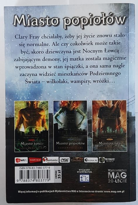 Miasto popiołów Cassandra Clare t.II
