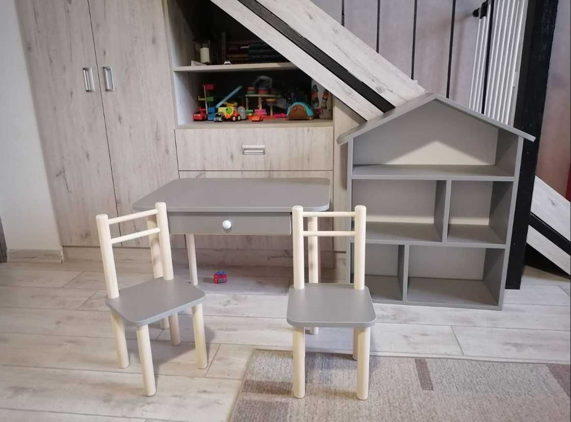 Столик деревянный стульчик детский стіл з шухлядою дитячий новий