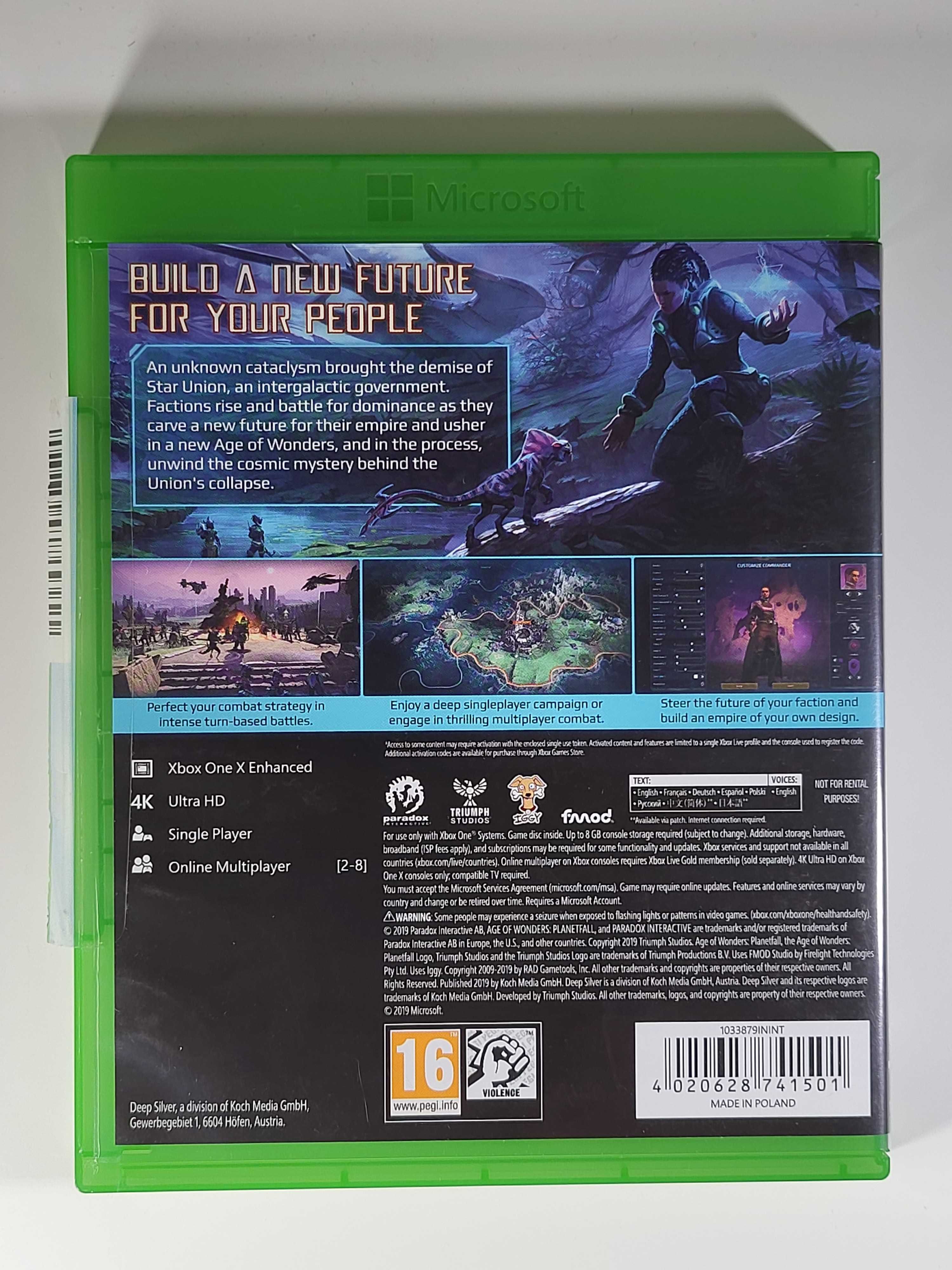 Age Of Wonders Planetfall Day One Edition / Xbox One / Napisy PL / Wwa
