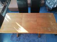 Stół drewniany dębowy możliwość rozłożenia lite drewno