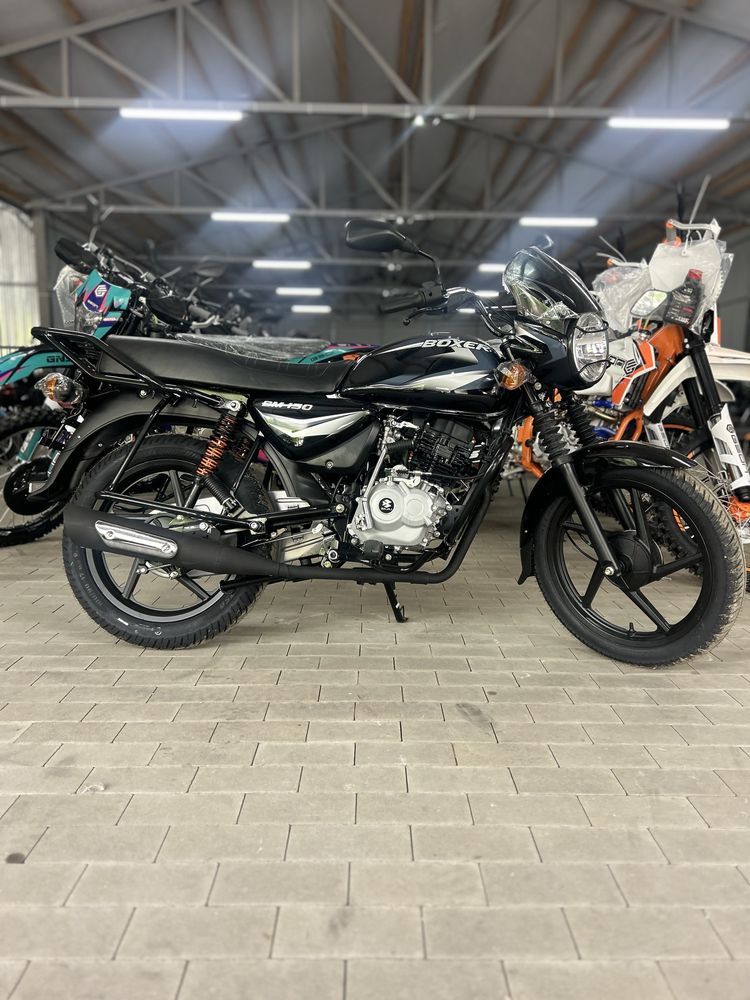 Мотоцикл Bajaj Boxer BM150 Доставка БЕЗКОШТОВНА