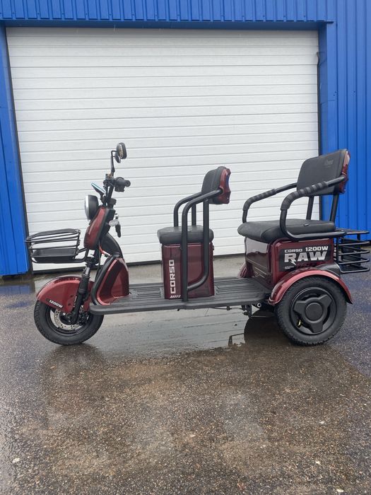Трицикл електро Corso RAW 1200w 72V/23Ah графеновий акб