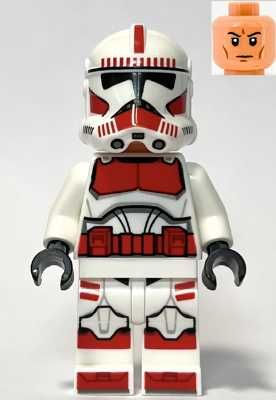 Lego sw1305 Clone Shock Trooper, Coruscant Guard Phase 2 Nougat Head