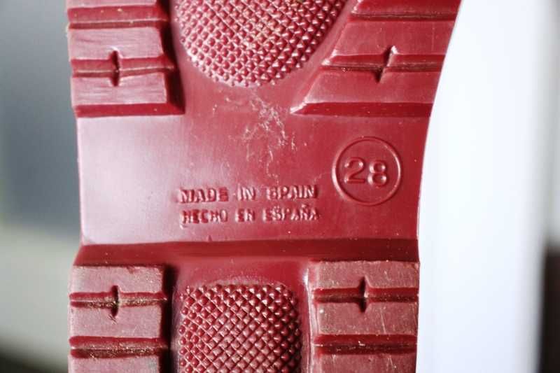 Galochas bordeaux de borracha da marca IGOR T.28