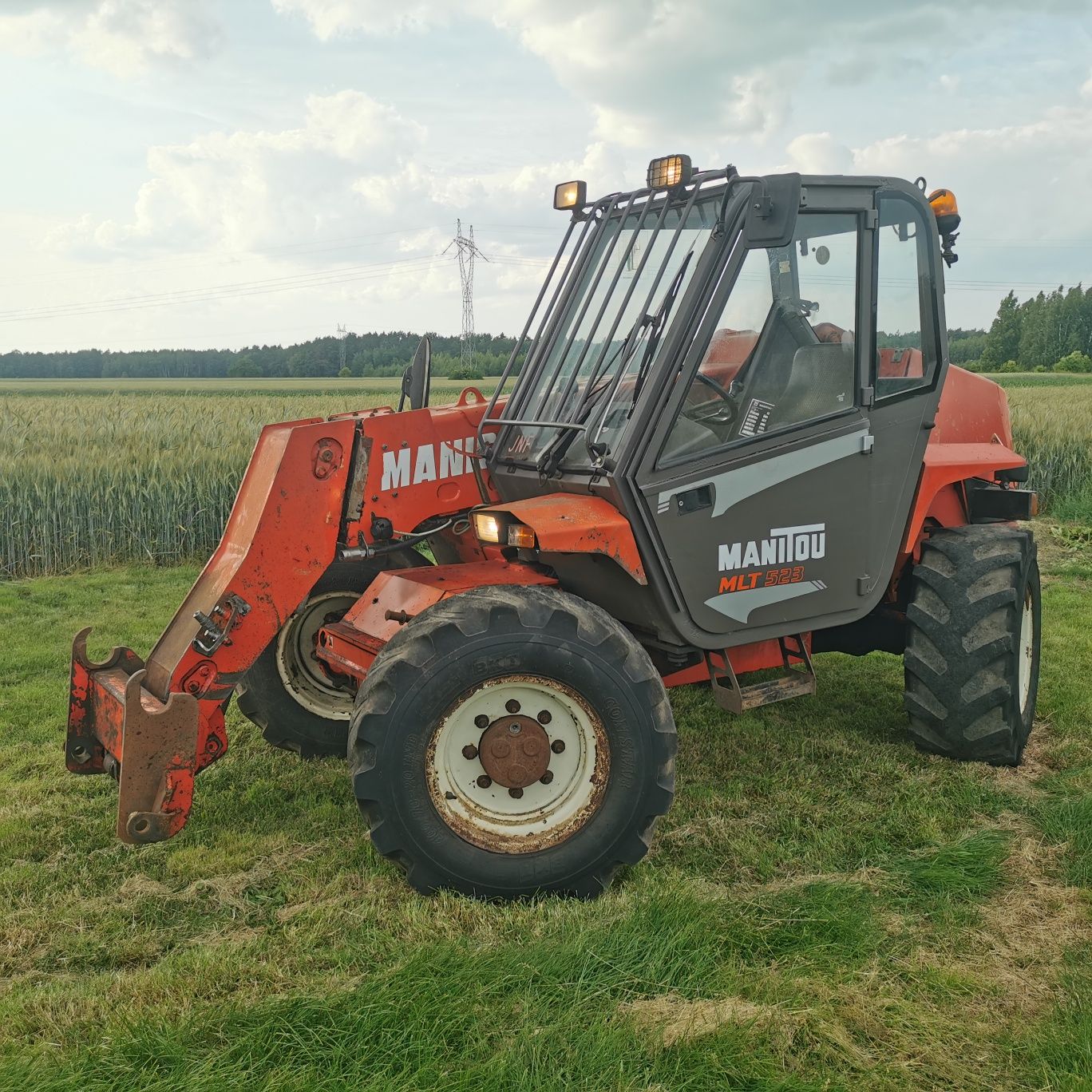 Ładowarka teleskopowa Manitou MLT 523 nie merlo 628 oryginał z Belgi