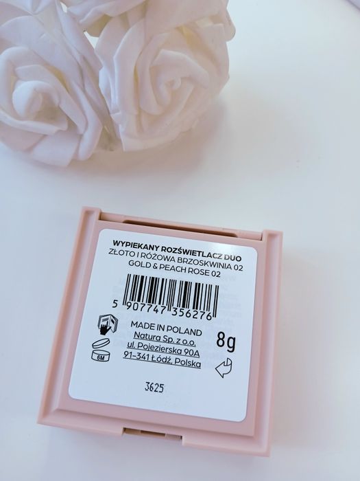 Daso Beauty rozświetlacz Gold & Peach rose 02