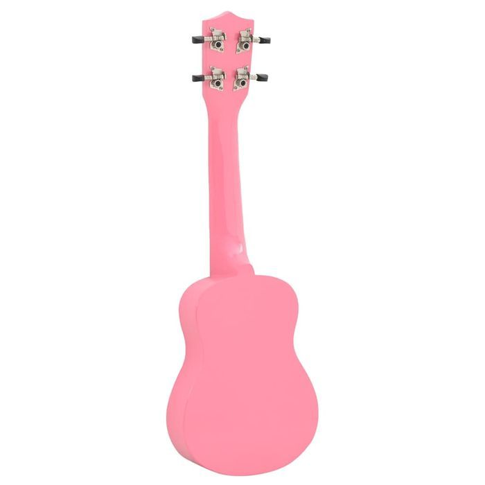 Ukulele Sopranowe Z Pokrowcem, Dla Dzieci, Różowe, 23"