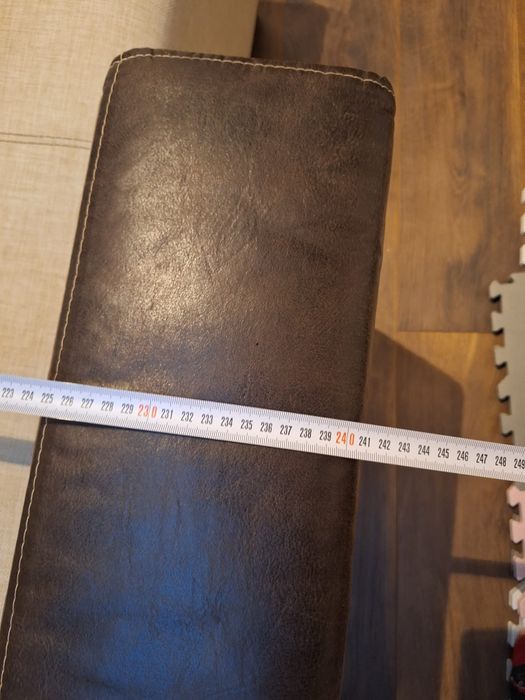 Narożnik rogówka kremowy len ekoskóra boczki 240x140