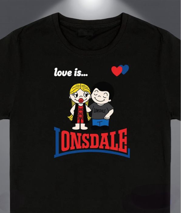 Мужская футболка Lonsdale London Casual logo унисекс лонсдейл паутина