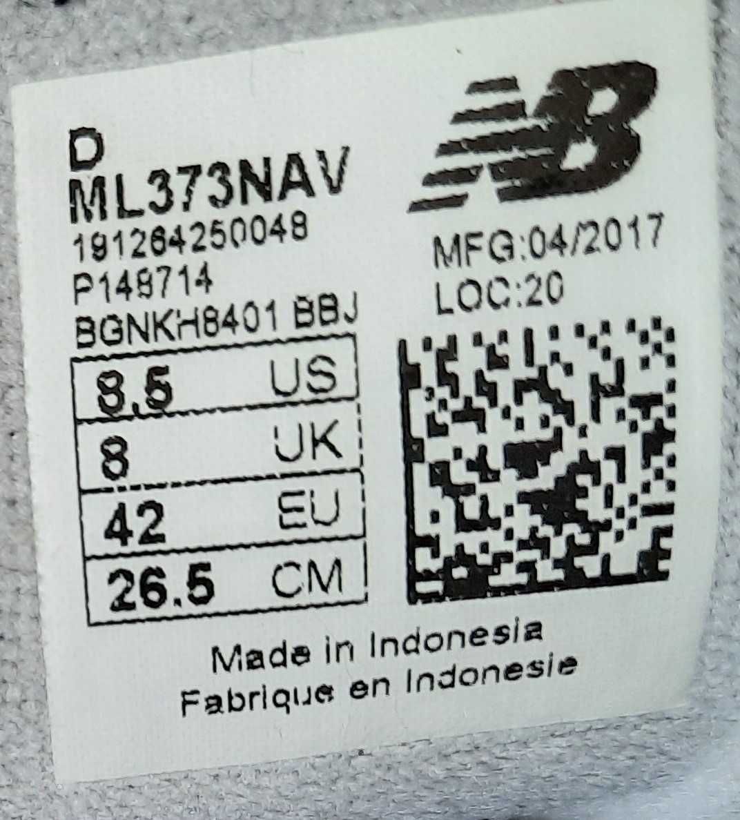 Buty New Balance - model ML373NAV